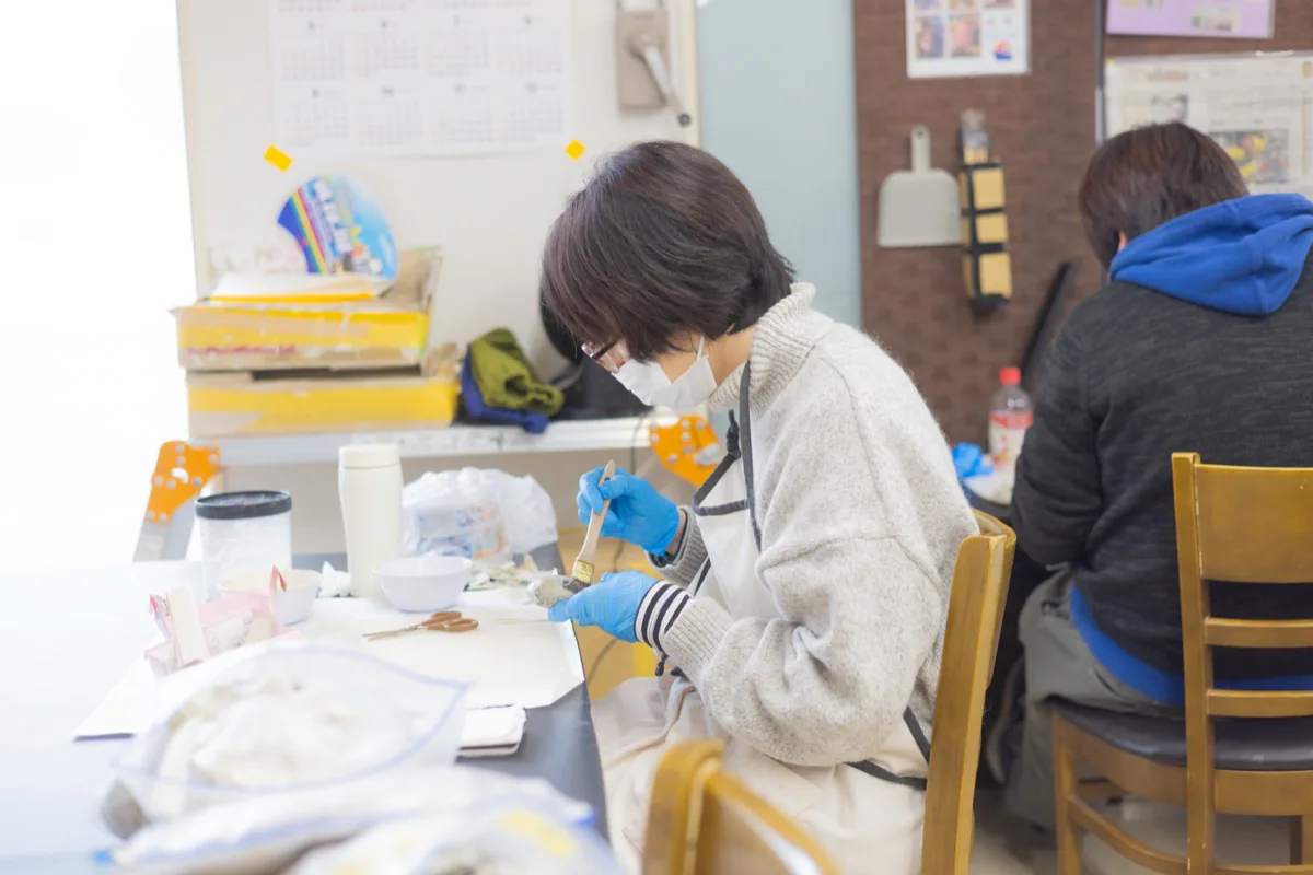 郷土玩具あかり舎 事業所のようす